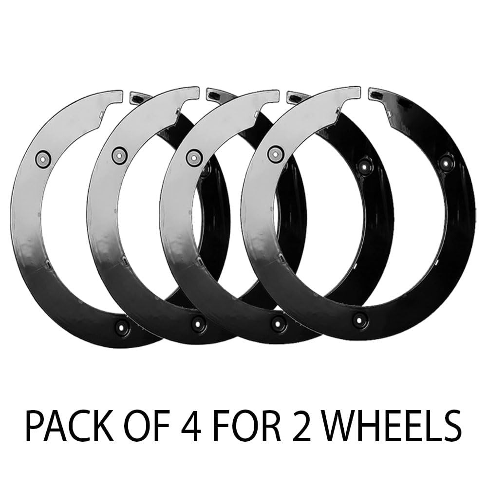 Vagary Disc Wheel Cover Pack of 4 for 2 Wheels Suitable only 17 inch Motorcycle Wheels All Model (17inch Bikes Wheel)