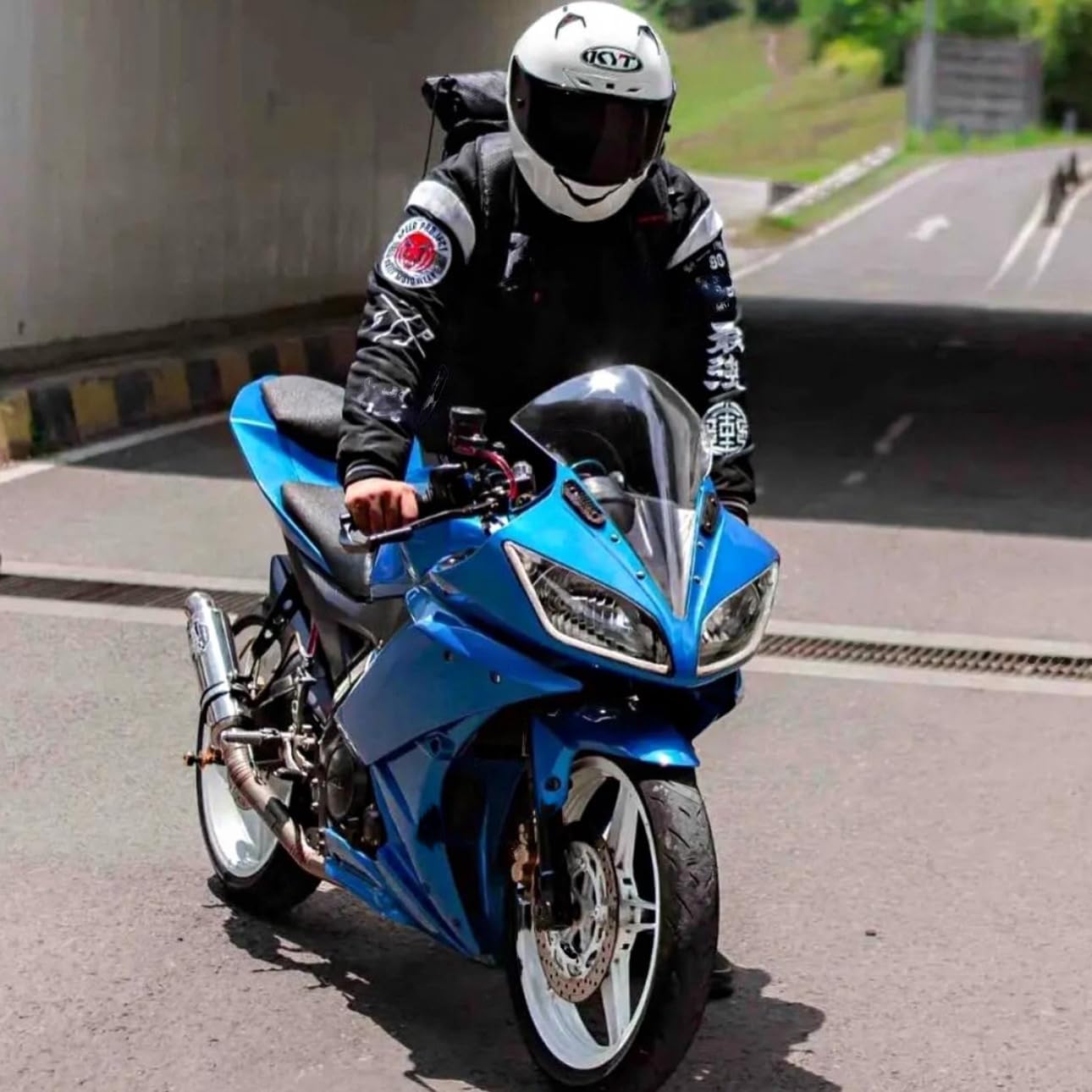 Windscreen Windshield db Visor Indonesia model for Yamaha R15 V1 and V2 (transparant)