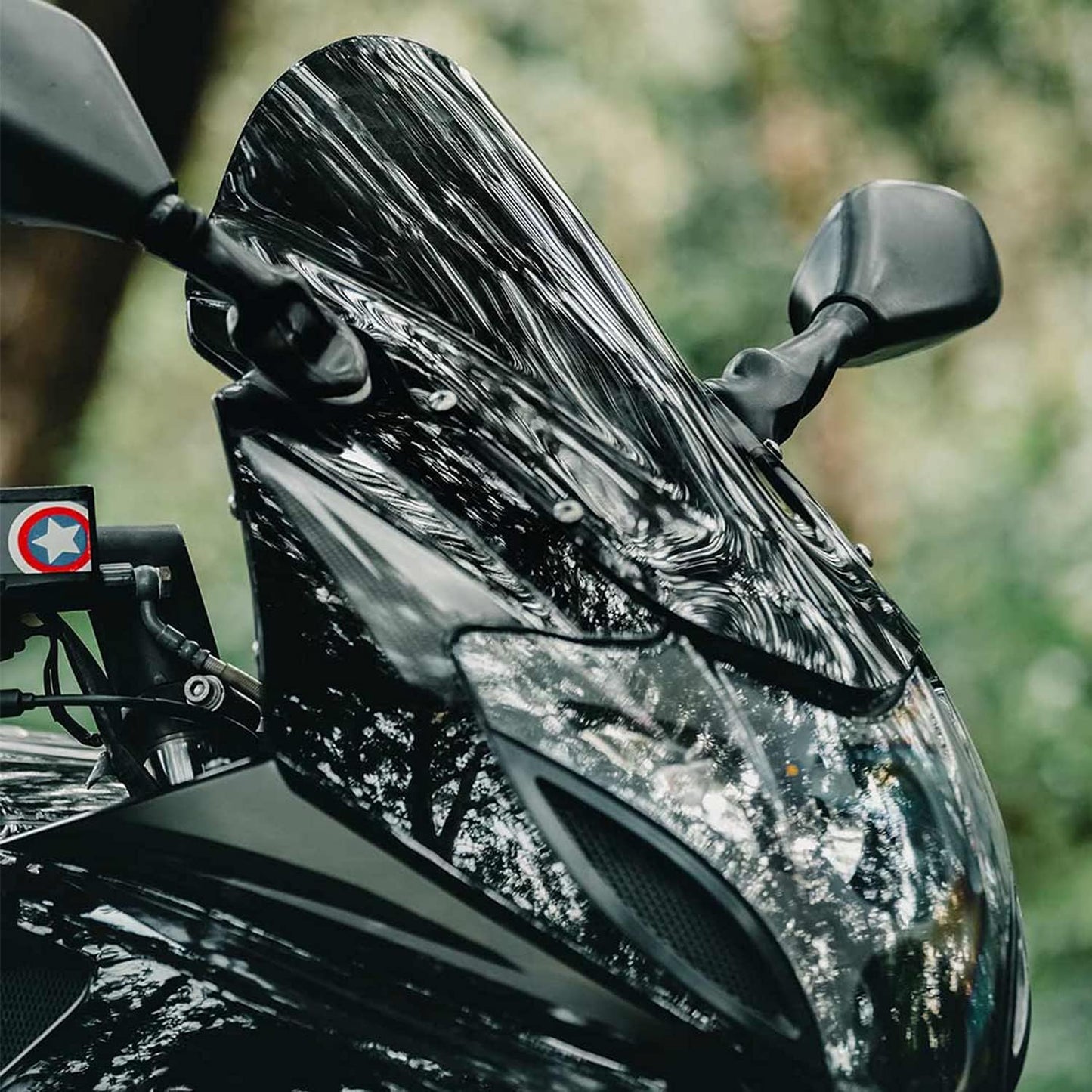 FK Racing DB Pulsar 220 Visor Black