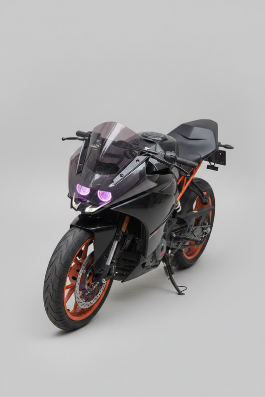 KTM POWER PART CUT ENGRAWING SMOKE VISOR