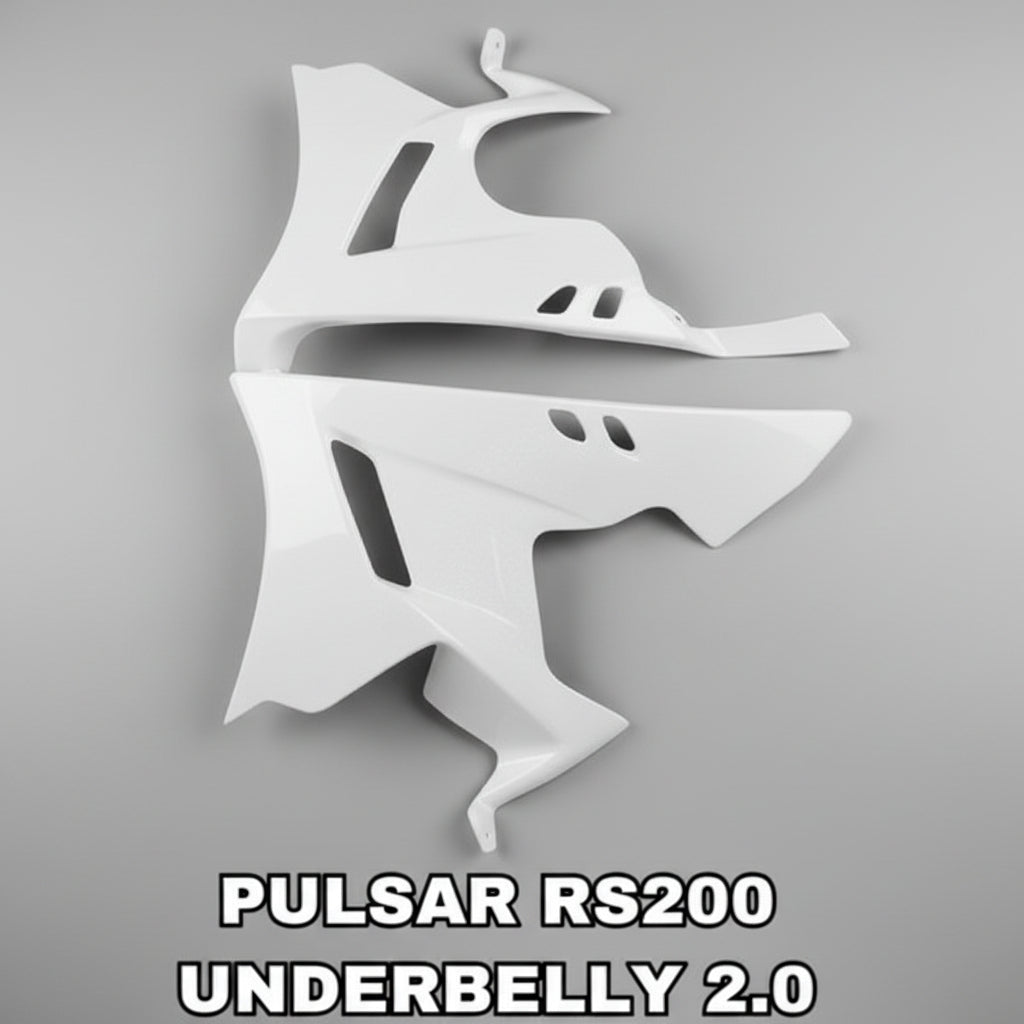 underbelly Engine Belly 2.0 for Bajaj Pulsar RS 200 (Primer Coated)