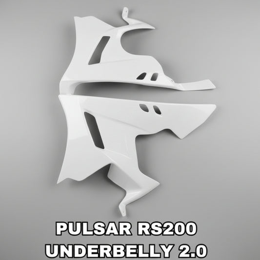 underbelly Engine Belly 2.0 for Bajaj Pulsar RS 200 (Primer Coated)