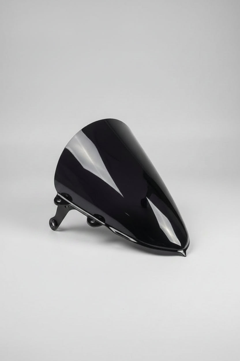 FK Racing Yamaha Full Bubble Windscreens & Wind Deflectors Visor for R15 V3 Motorbike (Smoke)