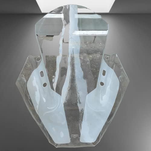 FK RACING® Light Smoke Black Color Powerpart Windshield Visor Wind Deflector Headlight Closed Engraved Compatible for RC 125 RC 200 RC 390