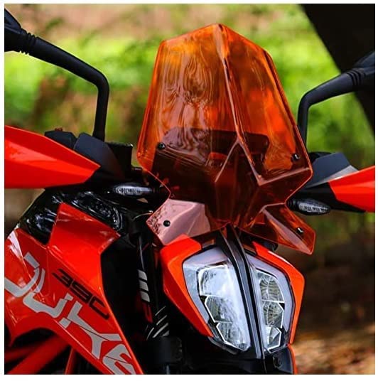 FK Racing Pro X Visor (Orange) for KTM 390 and 250