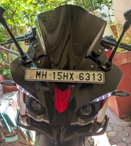 FK Racing® Pulsar RS 200 Pro Visor Windshield Wind Deflector Smoke Black (Direct Fitting)