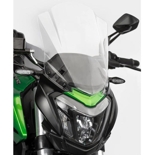 Fk racing Dominar 250 400 Touring Visor Windshield Wind Deflector White Color