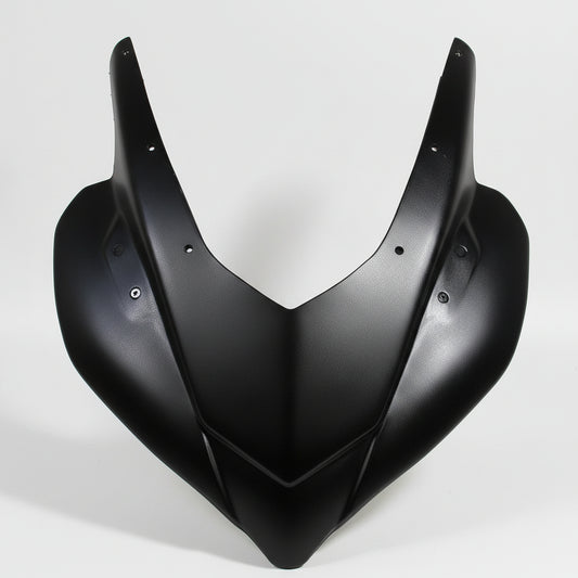 FK Racing Tall Mask with Clear Visor for Suzuki Gixxer SF 150 250 (Glossy Black)