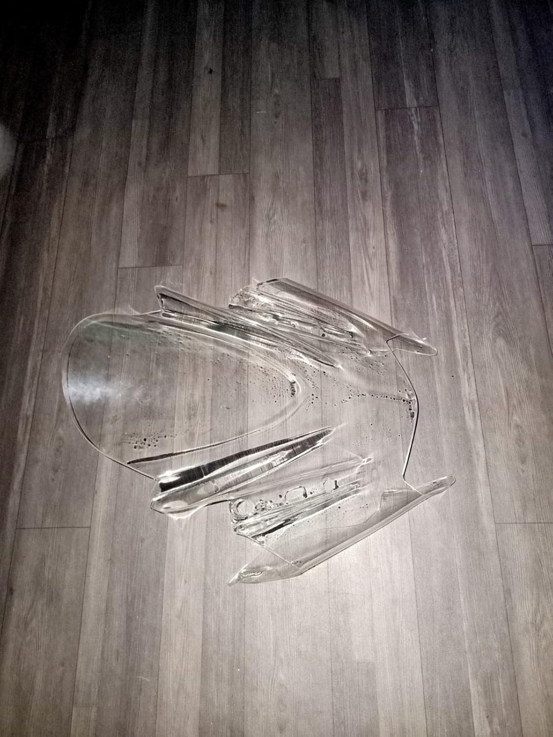 KTM RC Head Light Bubble Visor Transparant