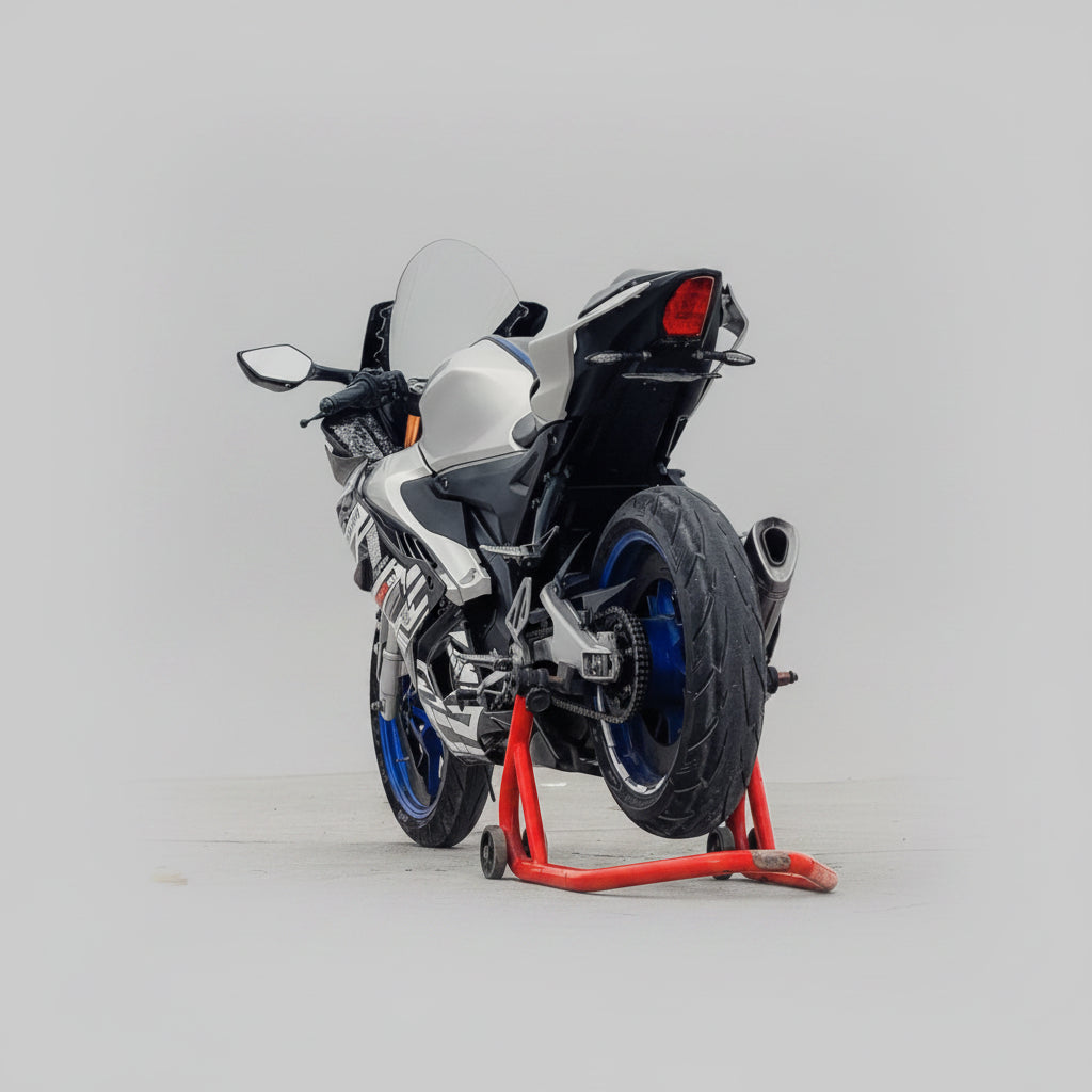 FK Racing® Full Bubble Visor Windshield Indonesian Type for Yamaha R15 V4 & R15 M Transparent Clear White
