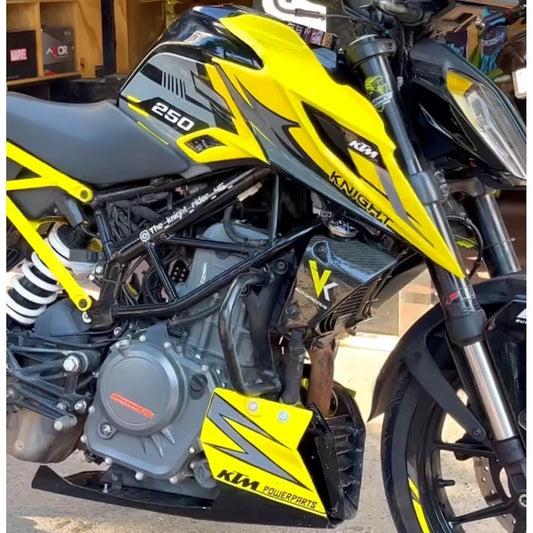 FK Racing Universal UNDERBELLY Engine Guard for All Bikes NS200,RS200,Duke,RC,DOMINAR,MT15 (Non Painted)