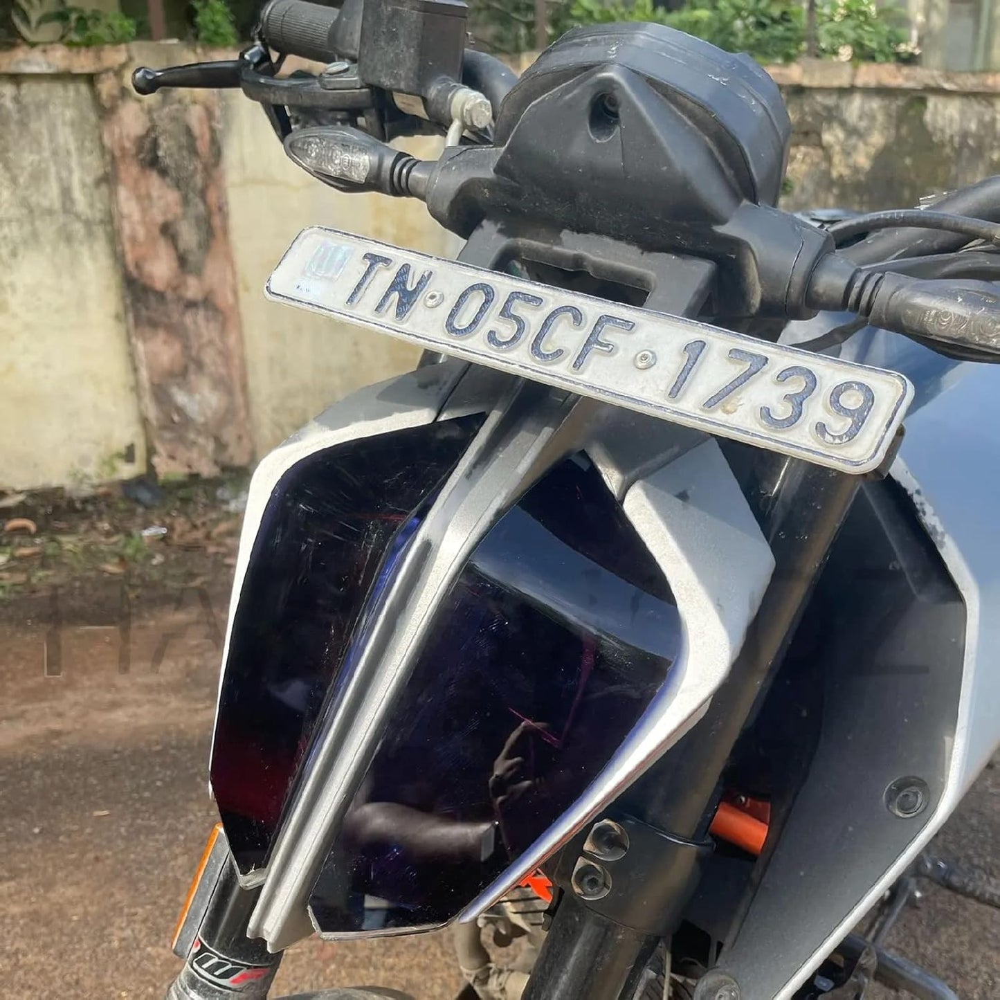 FK Racing KTM Duke 390 Headlight Screen Protector | Black | Made in India