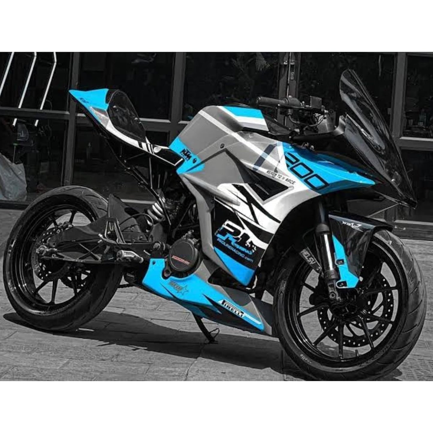 New Model X2 Racing Tail Kit for KTM RC 200 & RC 390 (Primer Coated)